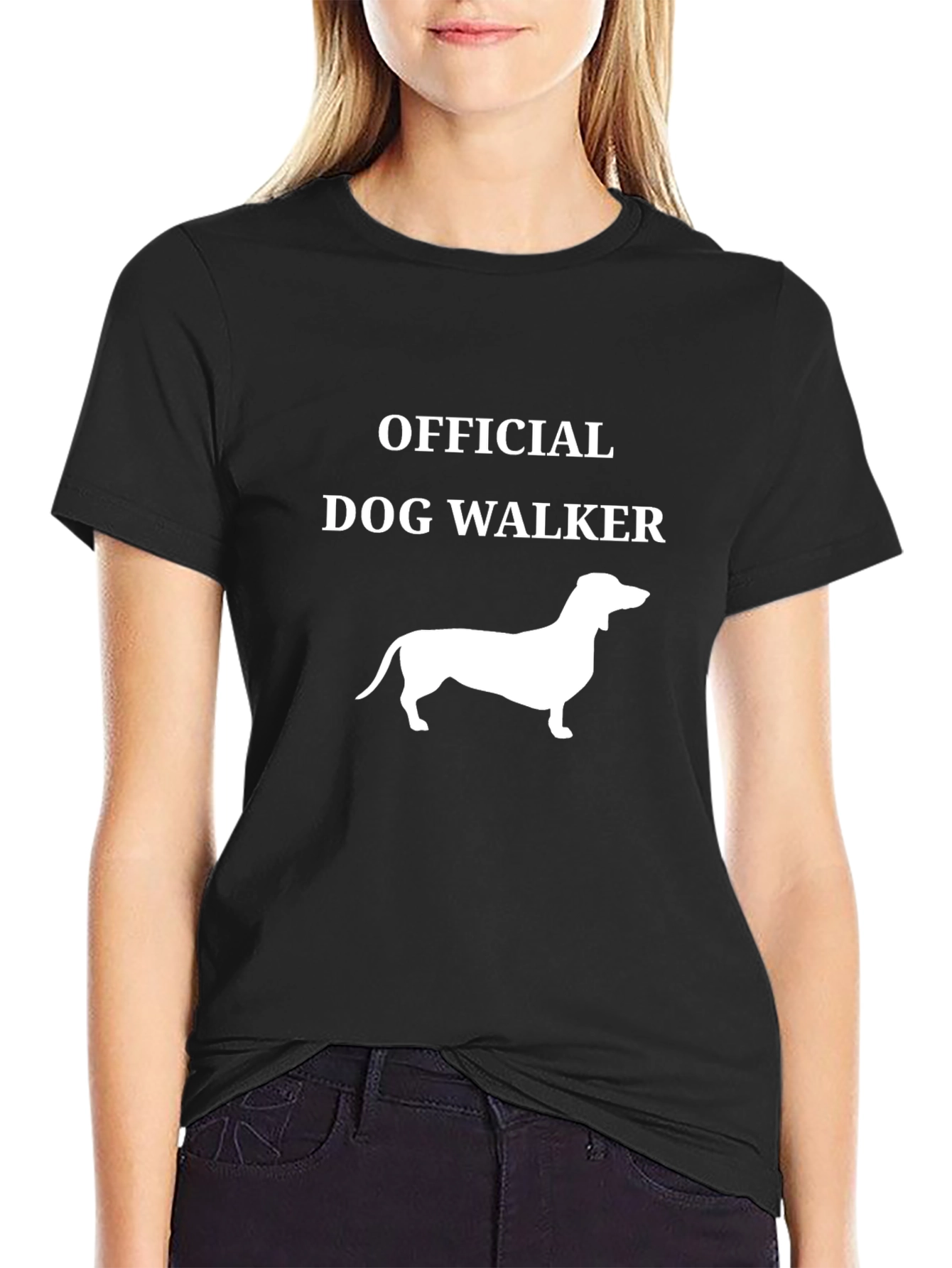 Official Dog Walker T-Shirt - Funny Dog Lover Tee