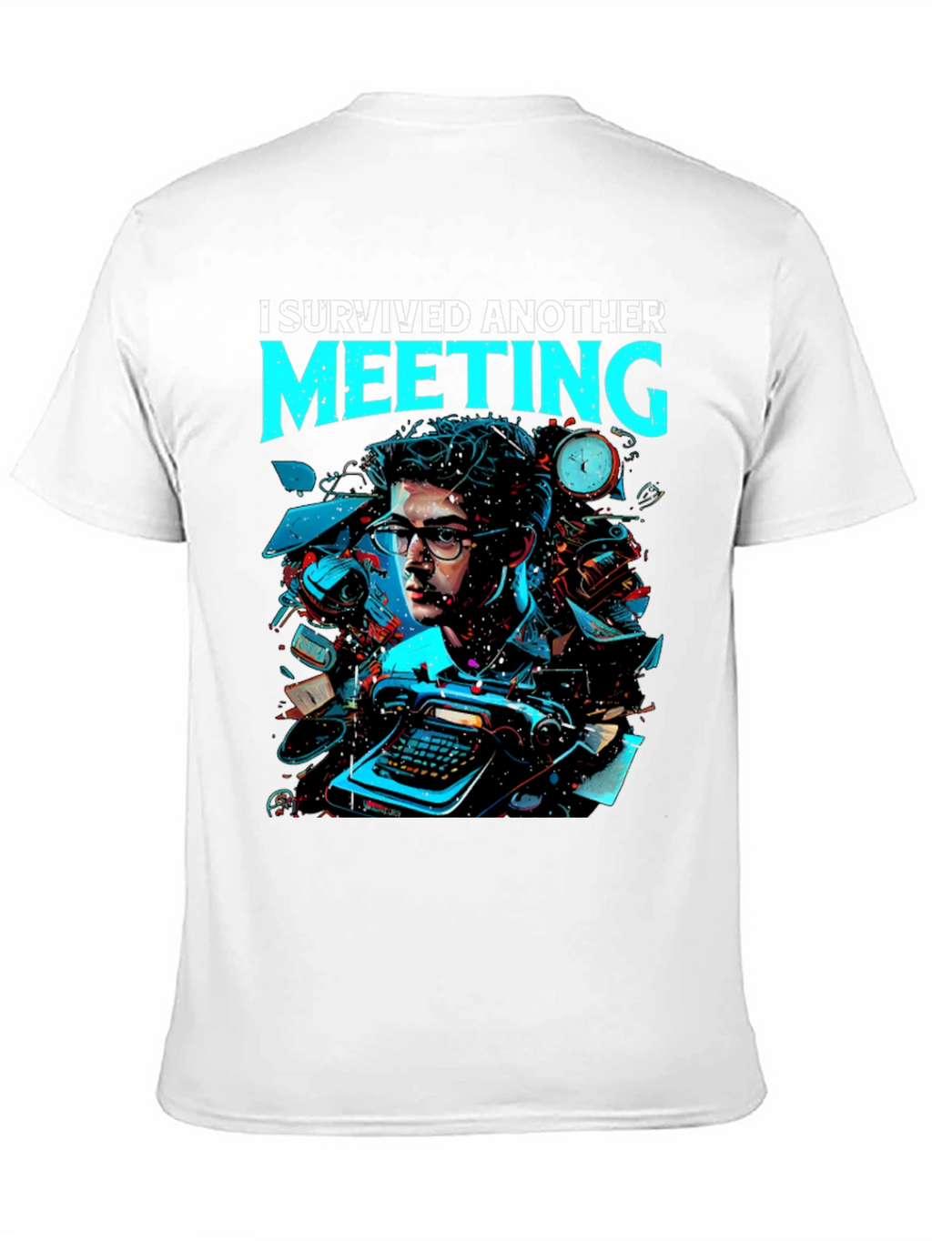 I Survived Another Meeting Graphic Tee