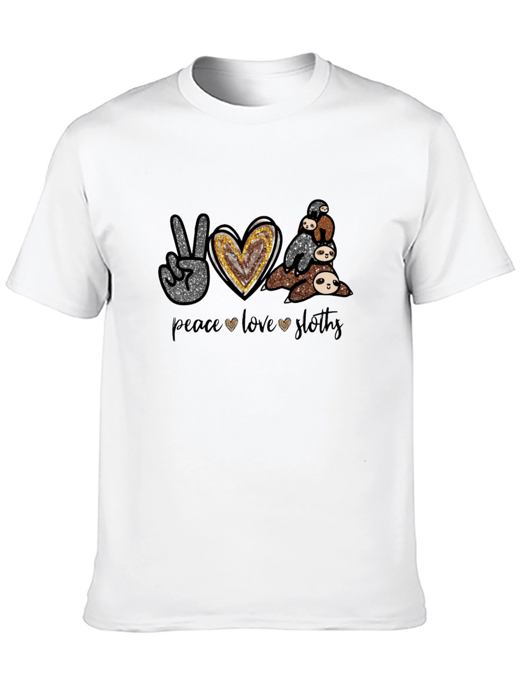Peace Love Slothy Graphic Tee