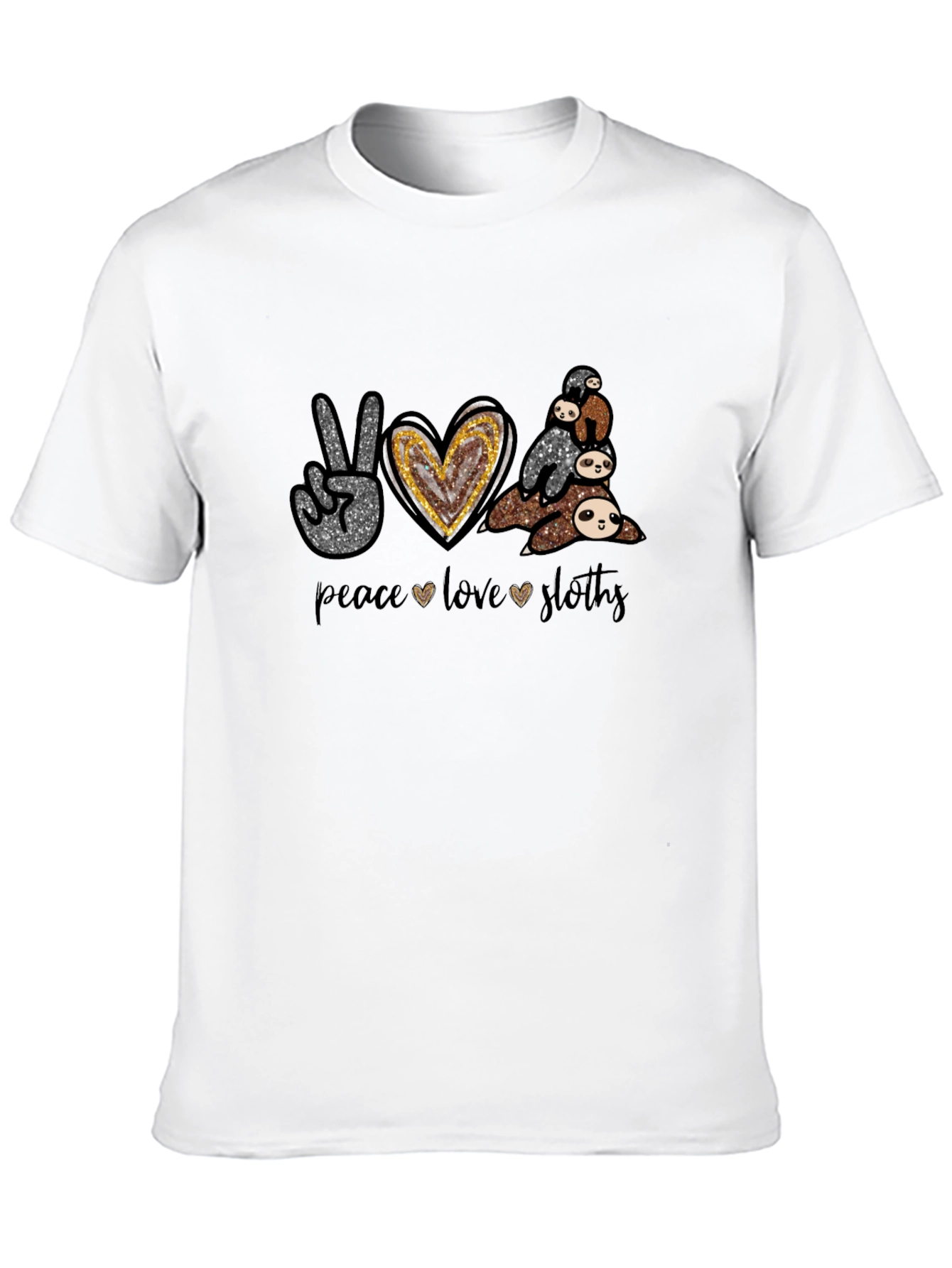 Peace Love Slothy Graphic Tee