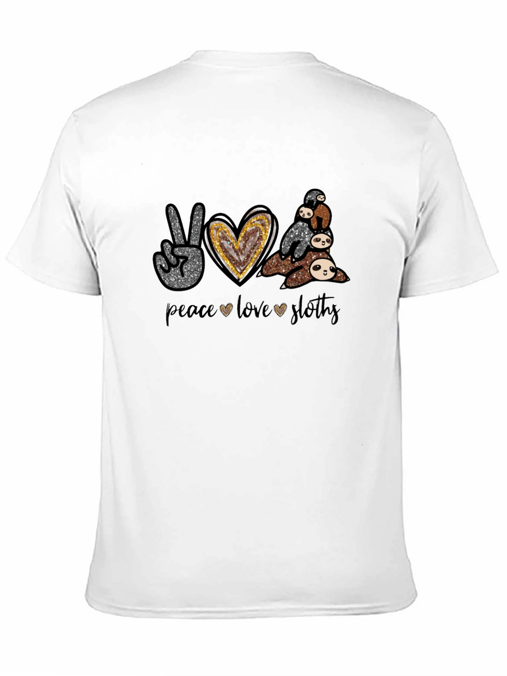 Peace Love Slothy Graphic Tee