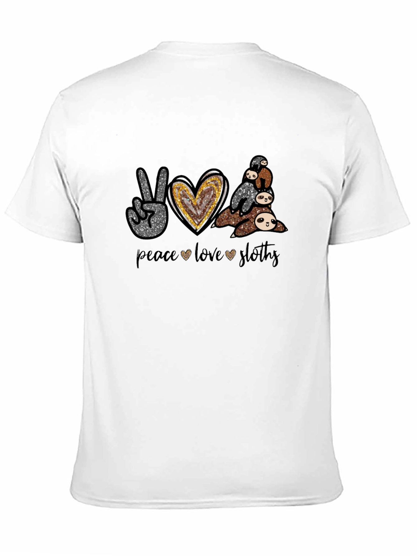 Peace Love Slothy Graphic Tee