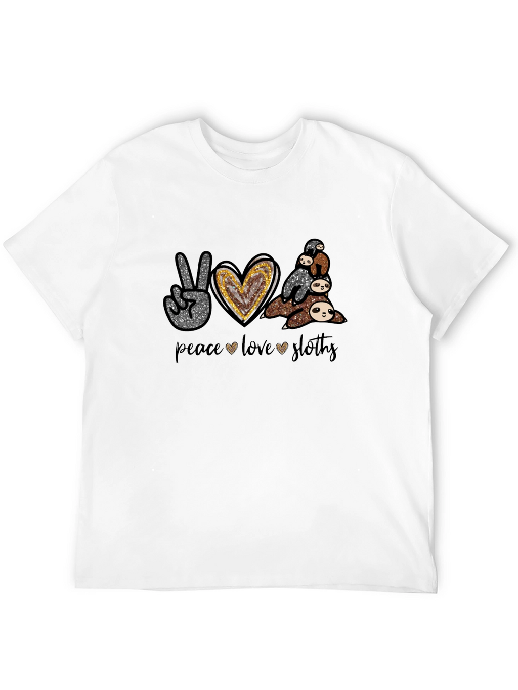 Peace Love Slothy Graphic Tee