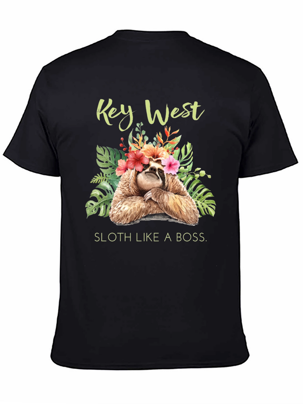 Key West Sloth Graphic T-Shirt