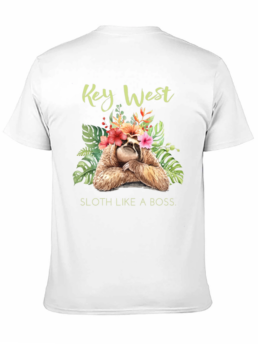 Key West Sloth Graphic T-Shirt
