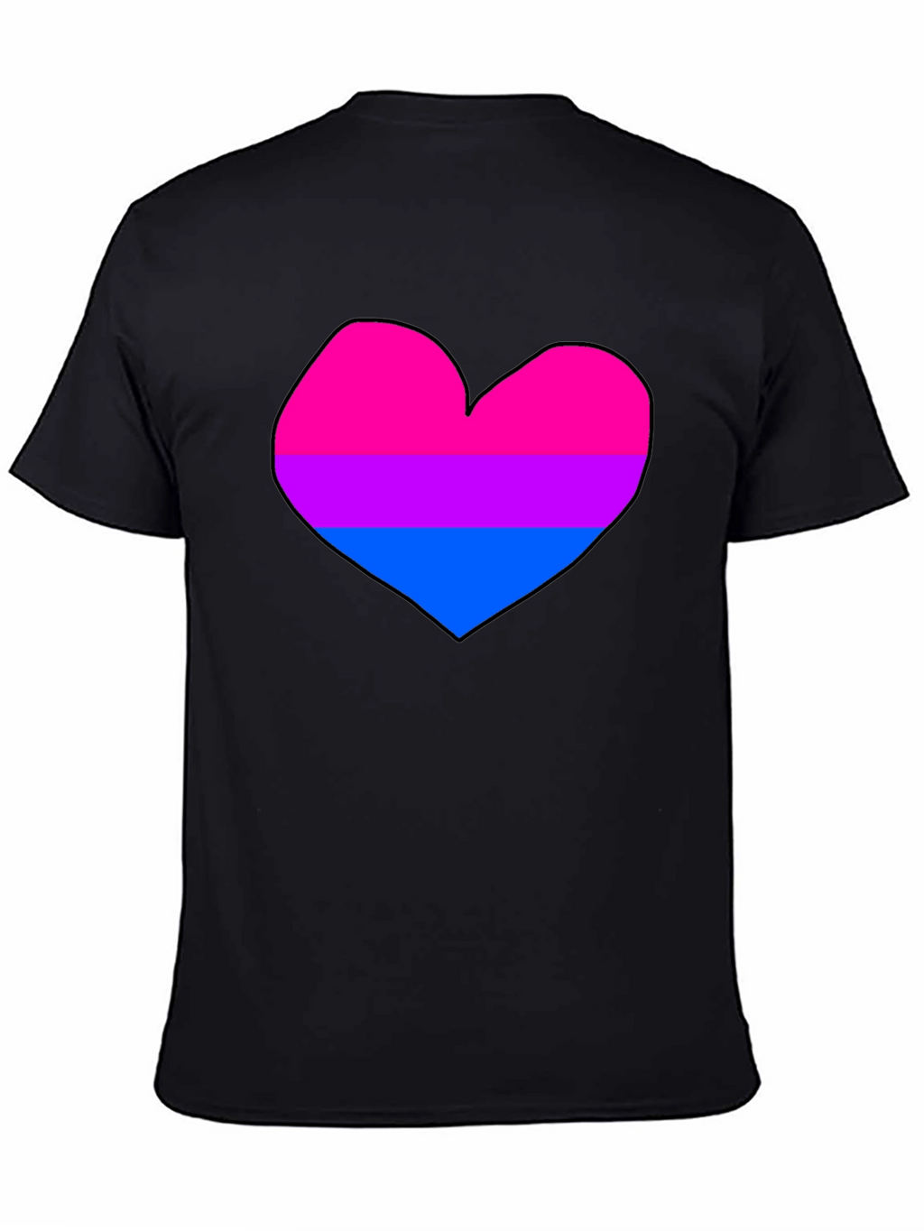 Bisexual Pride Heart T-Shirt