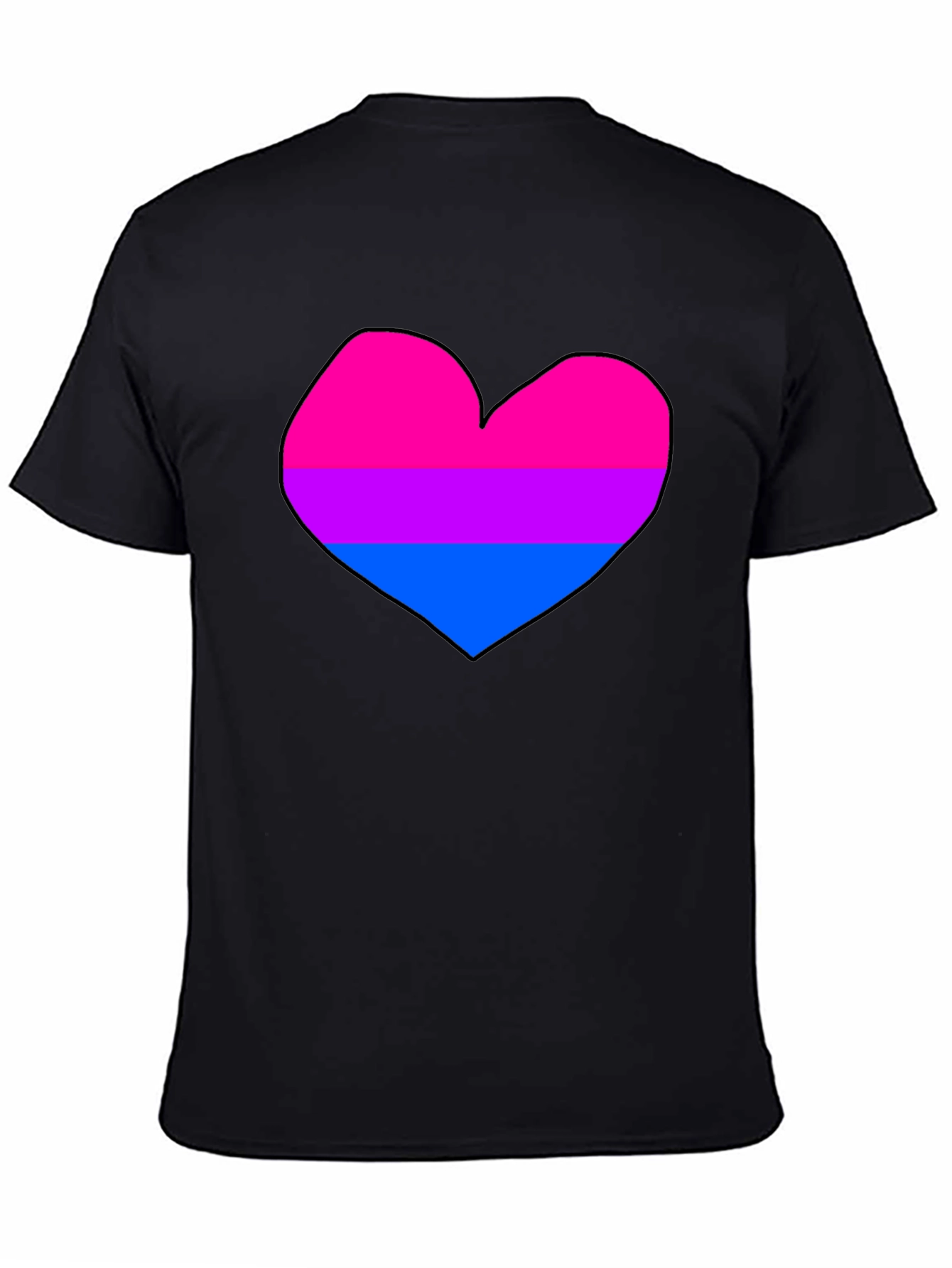 Bisexual Pride Heart T-Shirt