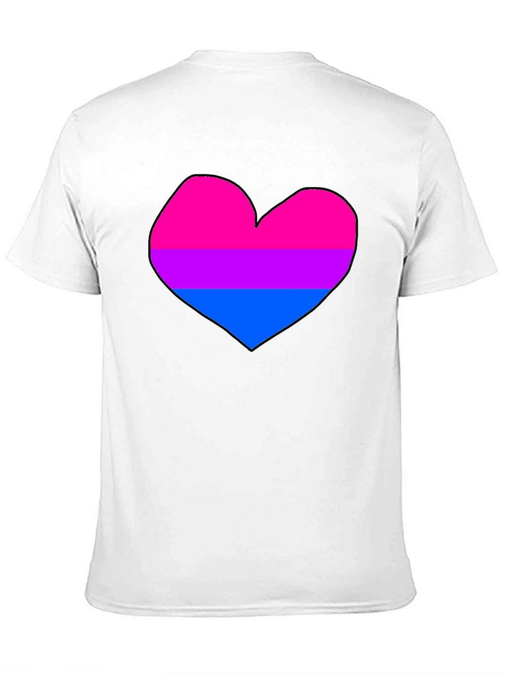 Bisexual Pride Heart T-Shirt