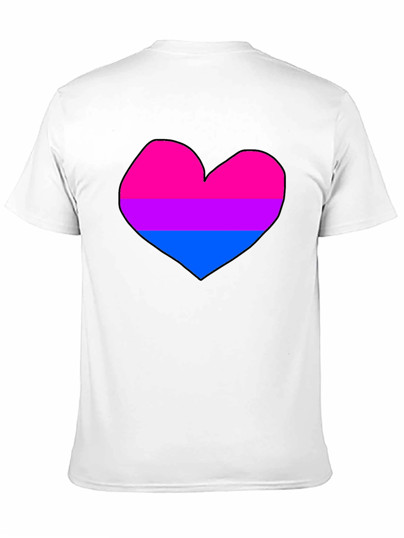 Bisexual Pride Heart T-Shirt