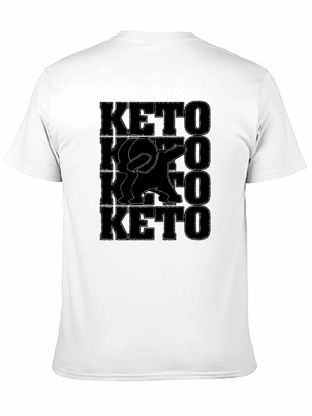 Keto Dab Graphic Tee - Black