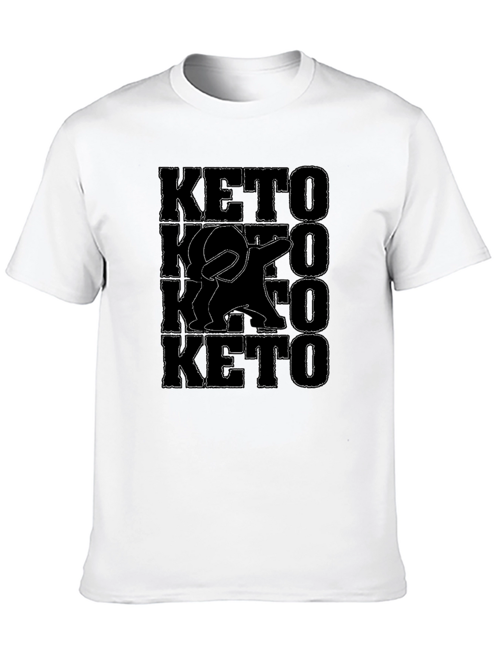 Keto Dab Graphic Tee - Black