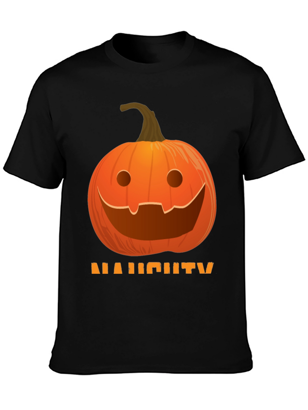 Pumpkin Naughty Halloween Graphic Tee