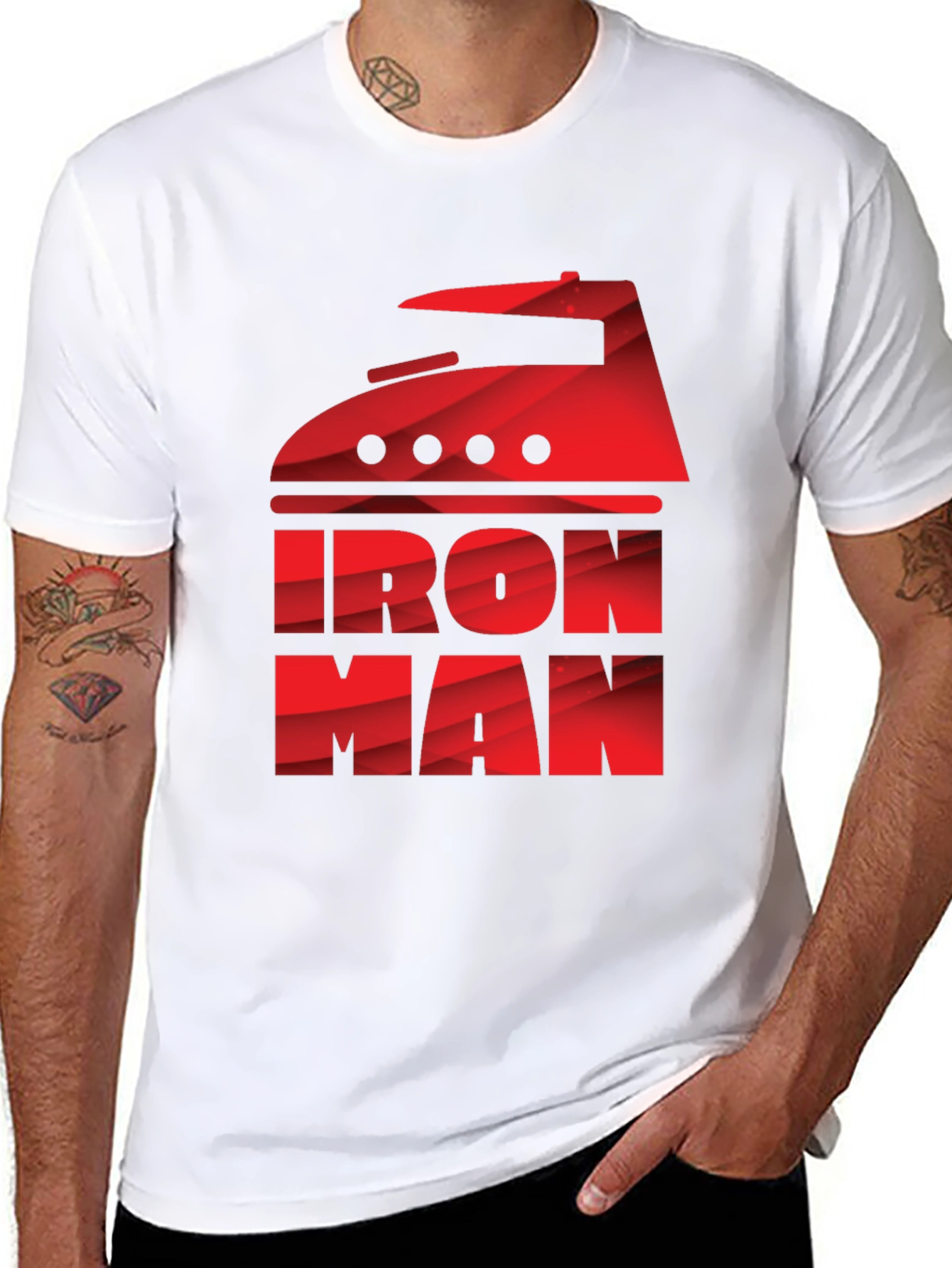 Iron Man Graphic Print T-Shirt