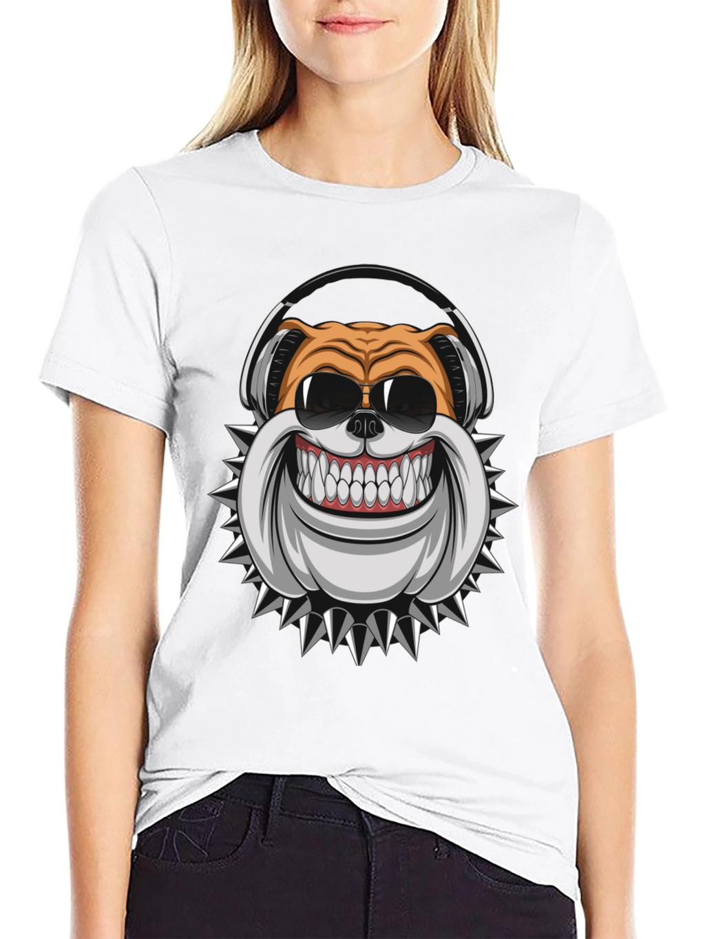 Cool Bulldog Graphic Tee