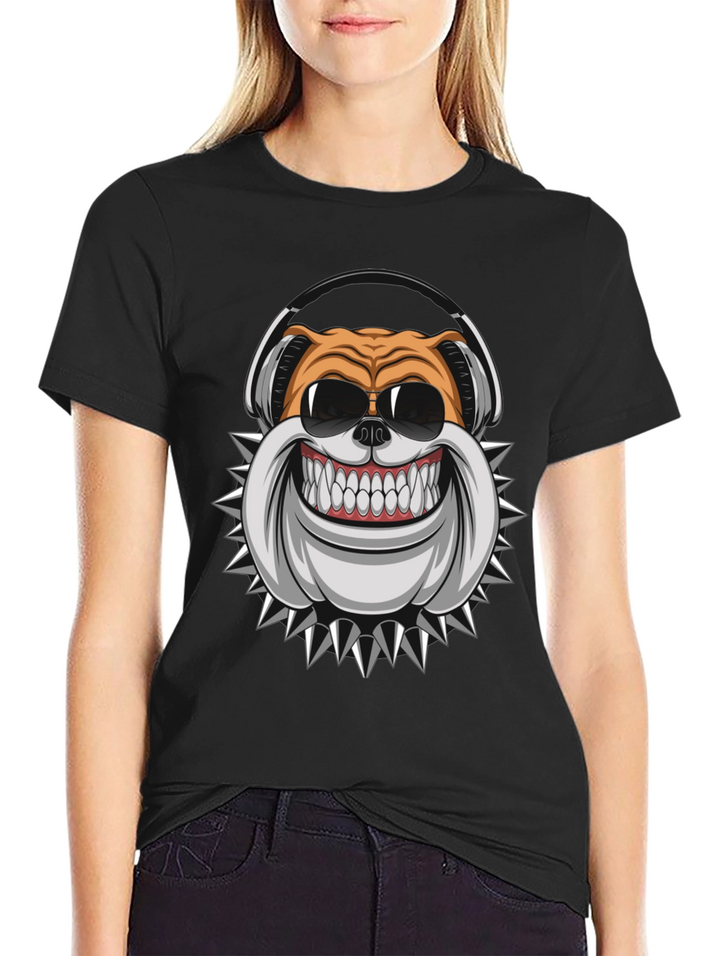 Cool Bulldog Graphic Tee