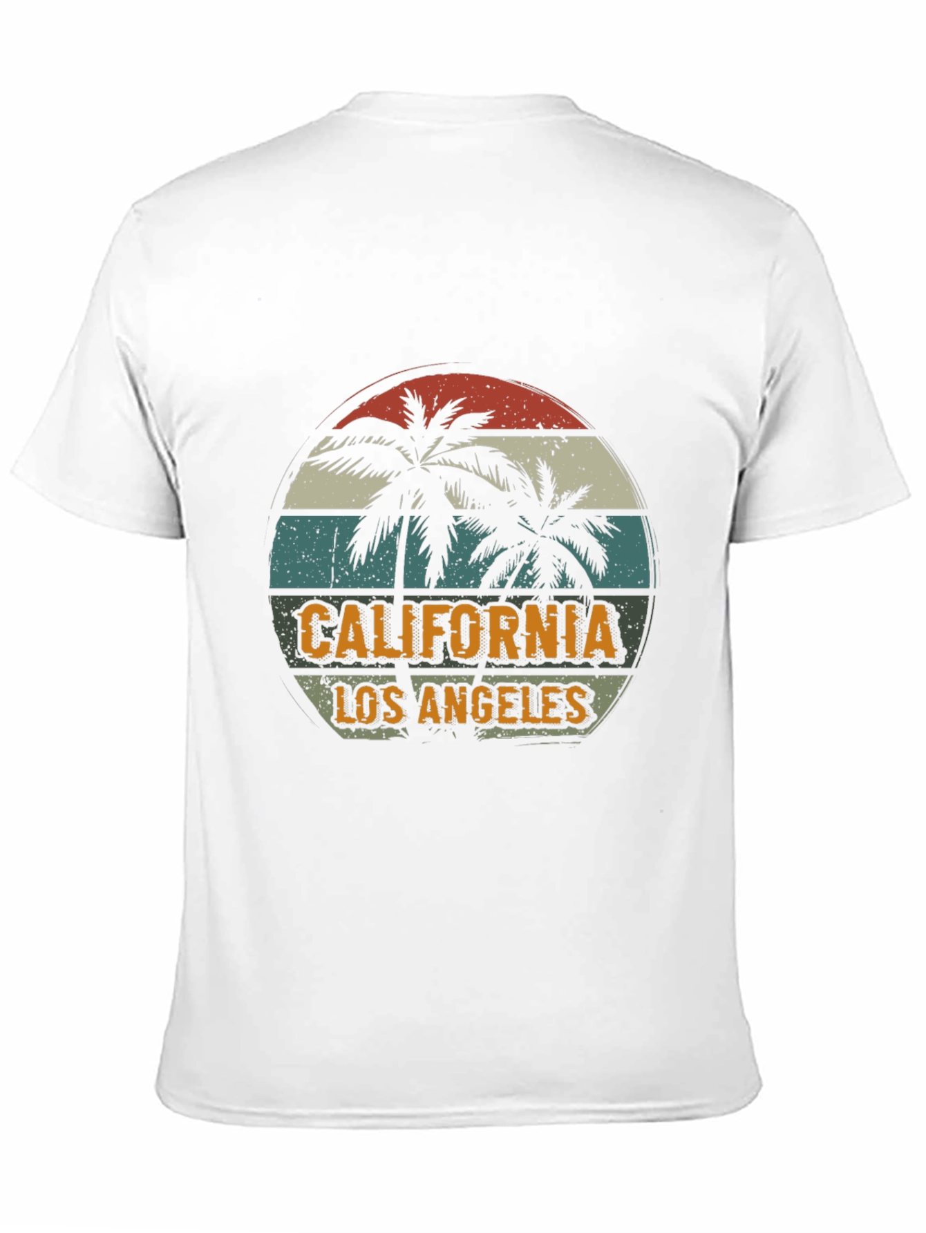 California Los Angeles Palm Tree Graphic T-Shirt