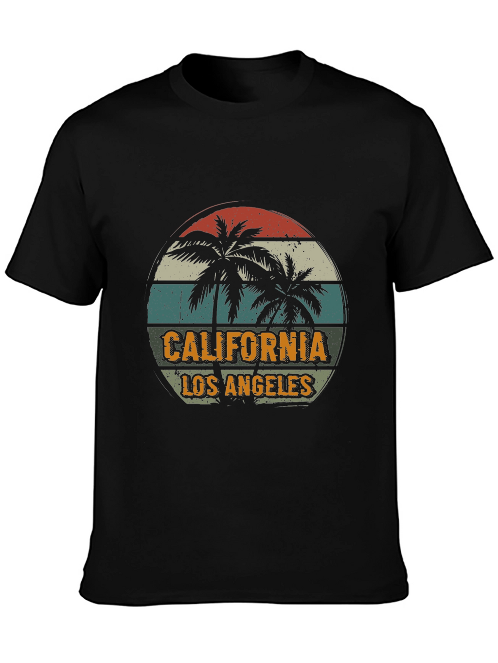 California Los Angeles Palm Tree Graphic T-Shirt