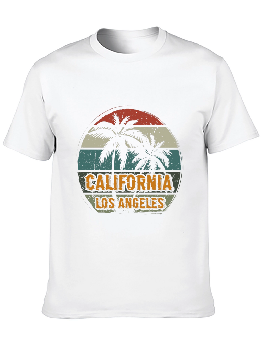 California Los Angeles Palm Tree Graphic T-Shirt