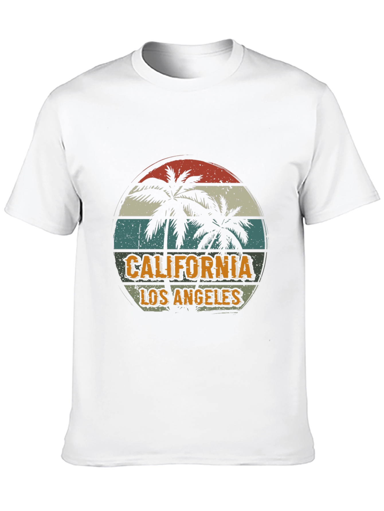 California Los Angeles Palm Tree Graphic T-Shirt