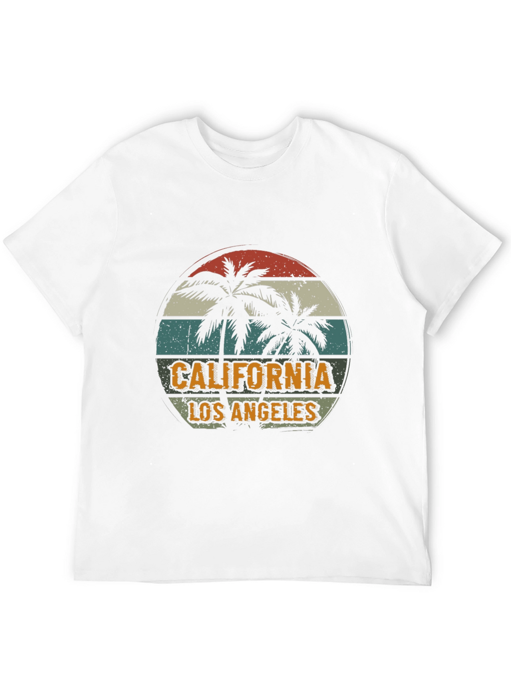 California Los Angeles Palm Tree Graphic T-Shirt