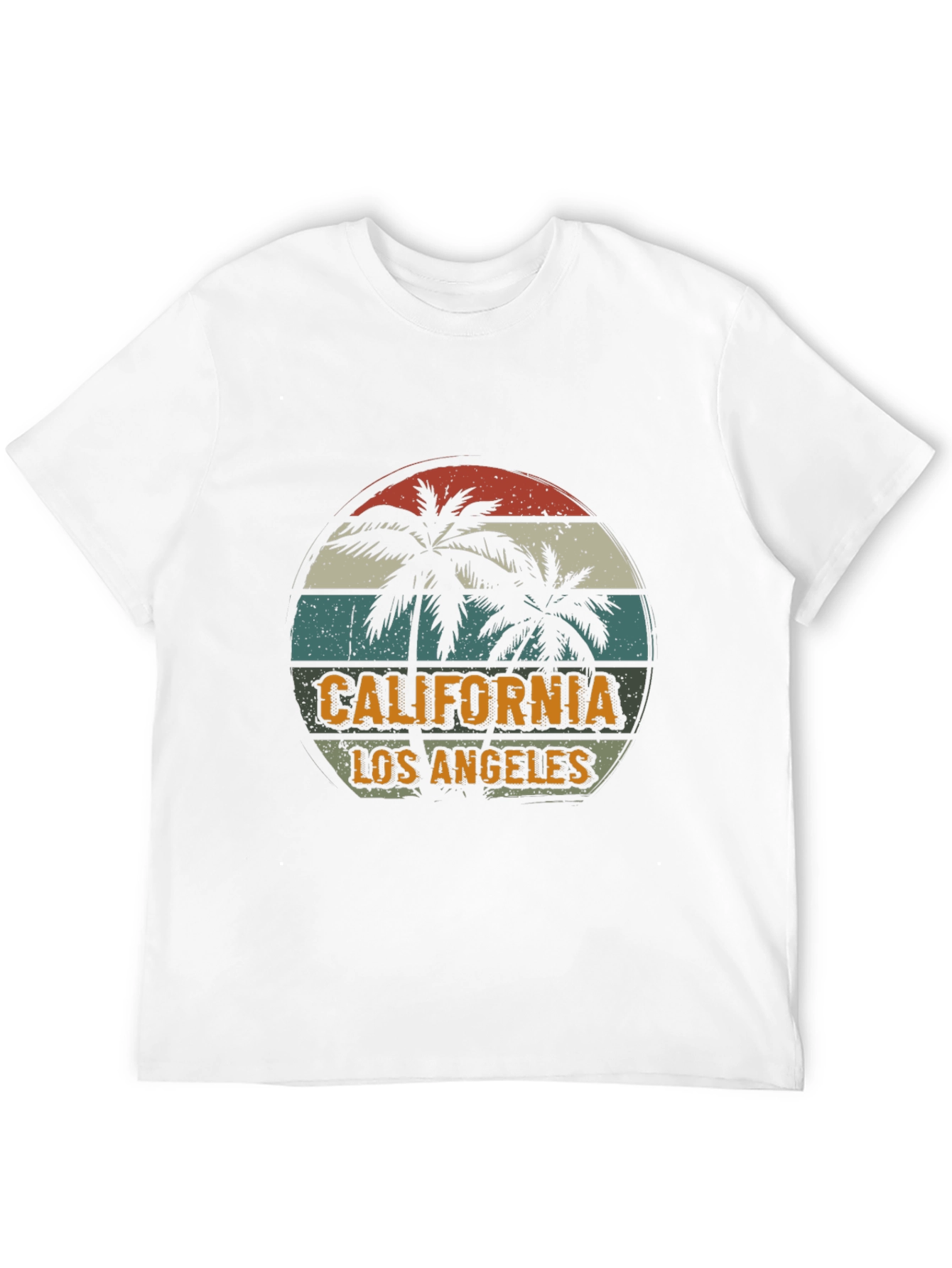 California Los Angeles Palm Tree Graphic T-Shirt