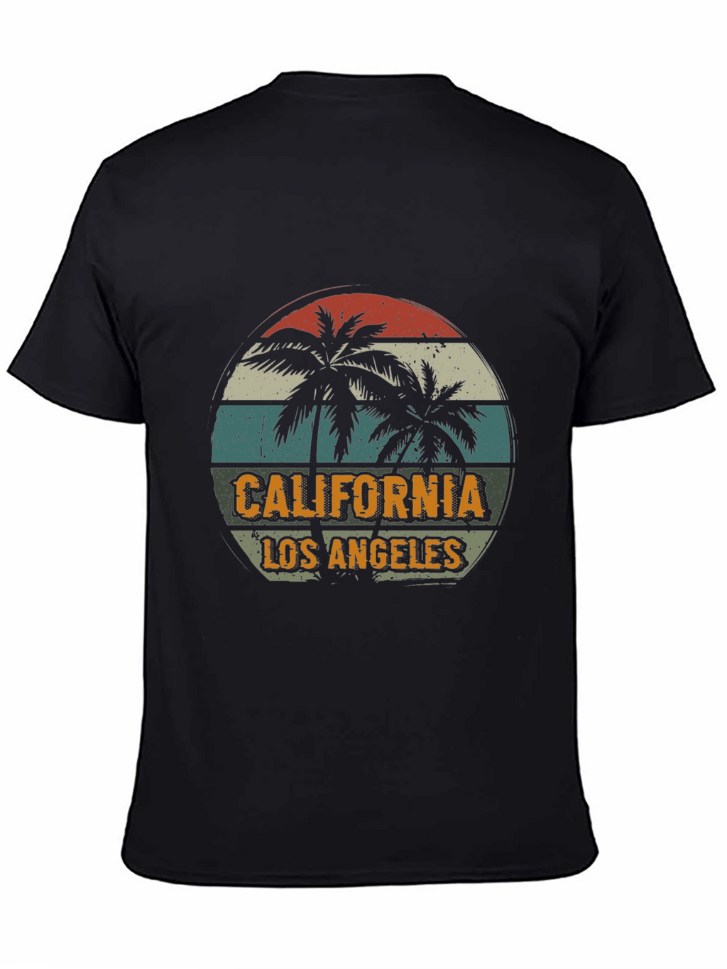 California Los Angeles Palm Tree Graphic T-Shirt