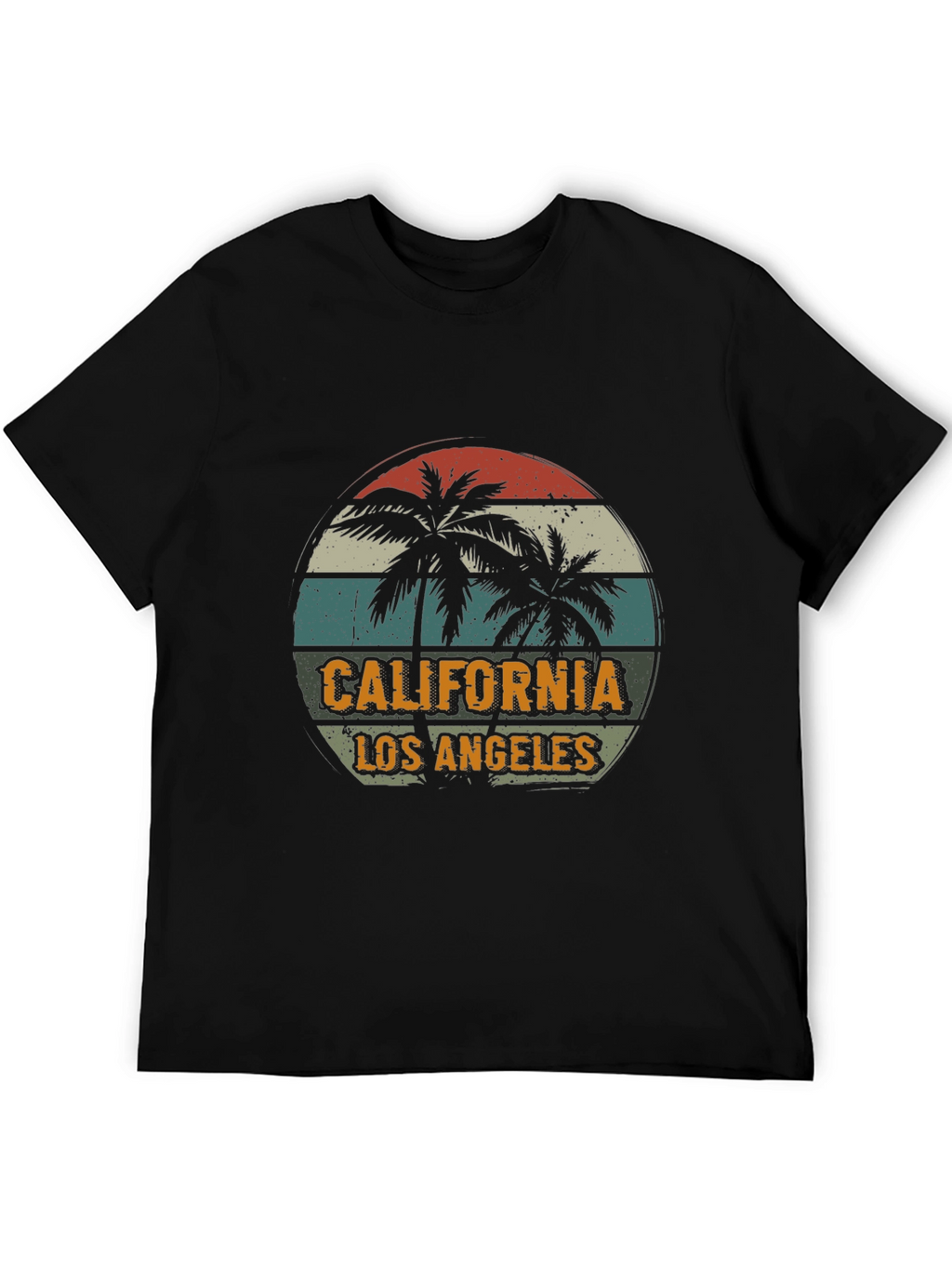 California Los Angeles Palm Tree Graphic T-Shirt