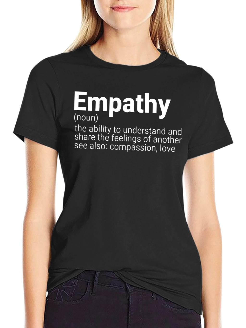Empathy Definition Black T-Shirt