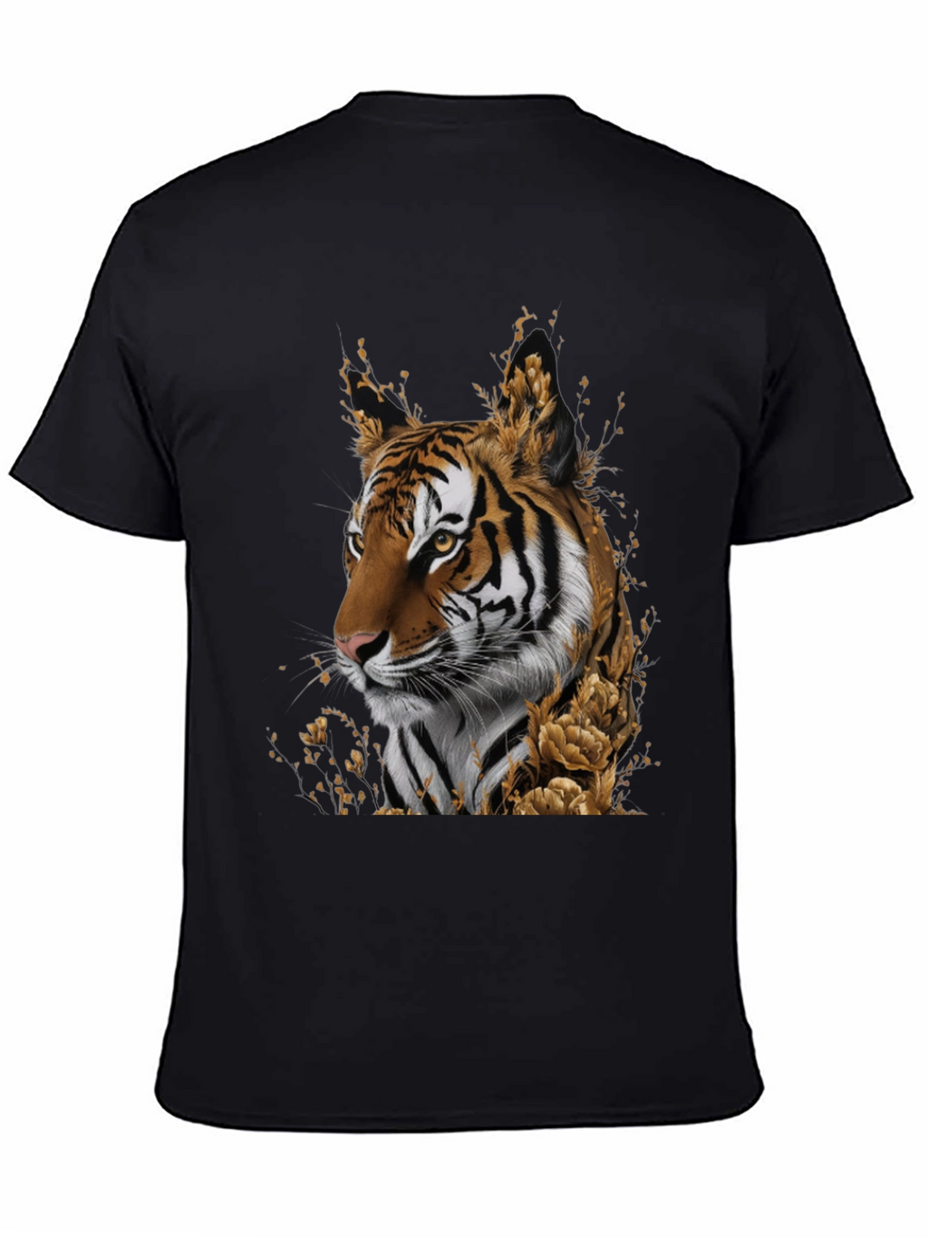 Tiger Graphic Black T-Shirt