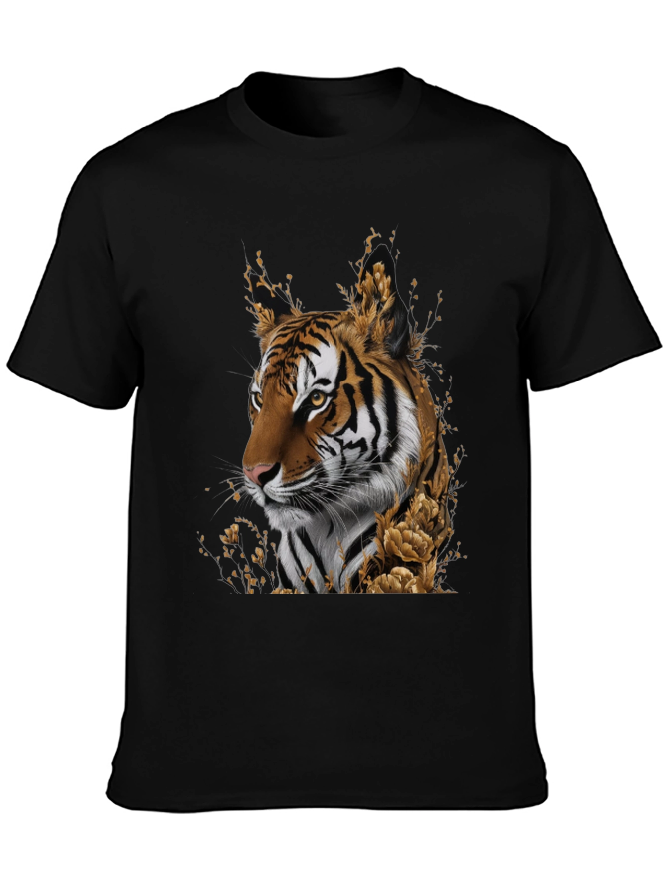 Tiger Graphic Black T-Shirt