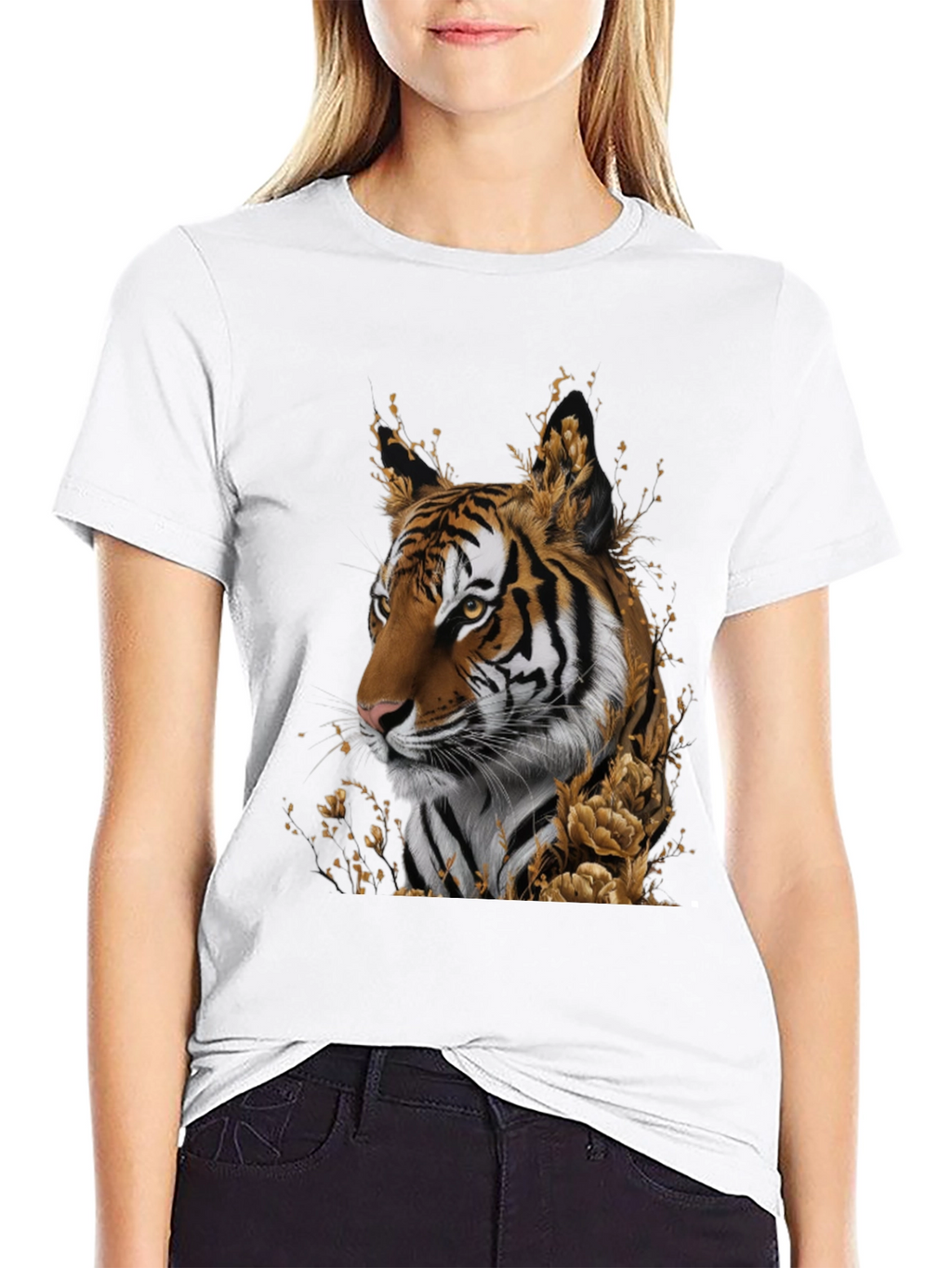 Tiger Graphic Black T-Shirt