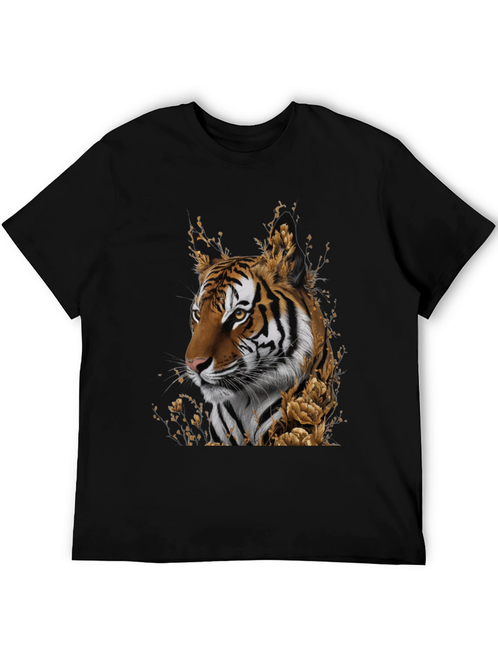 Tiger Graphic Black T-Shirt