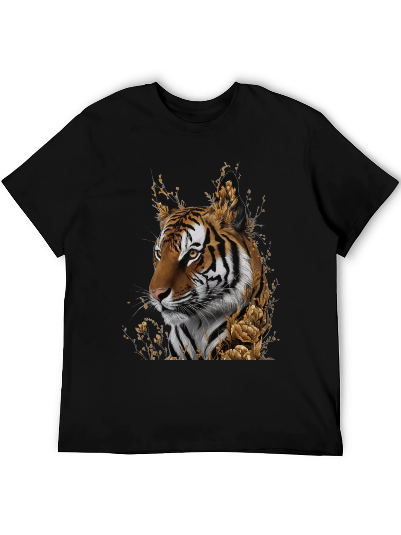 Tiger Graphic Black T-Shirt
