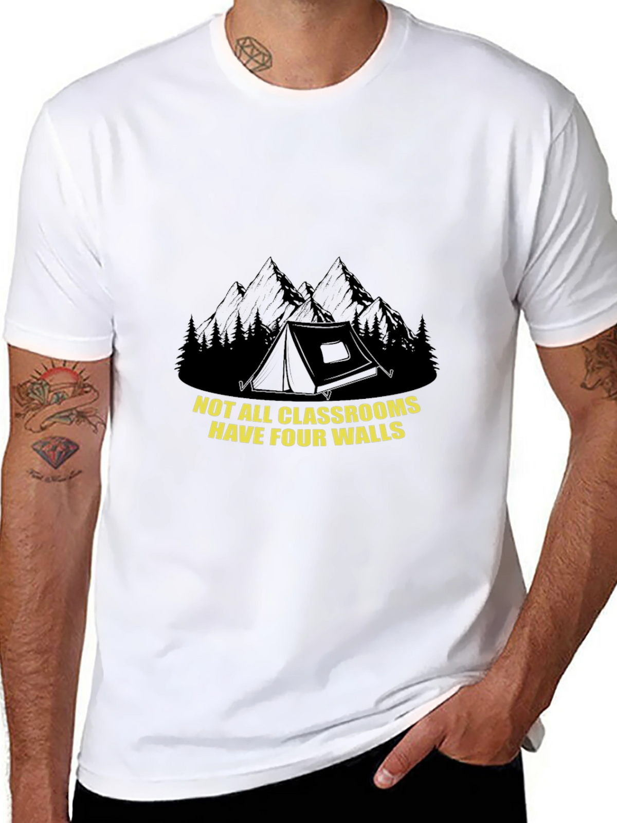 Outdoor Classroom Tee - Not All Classrooms Have Four Walls T-Shirt