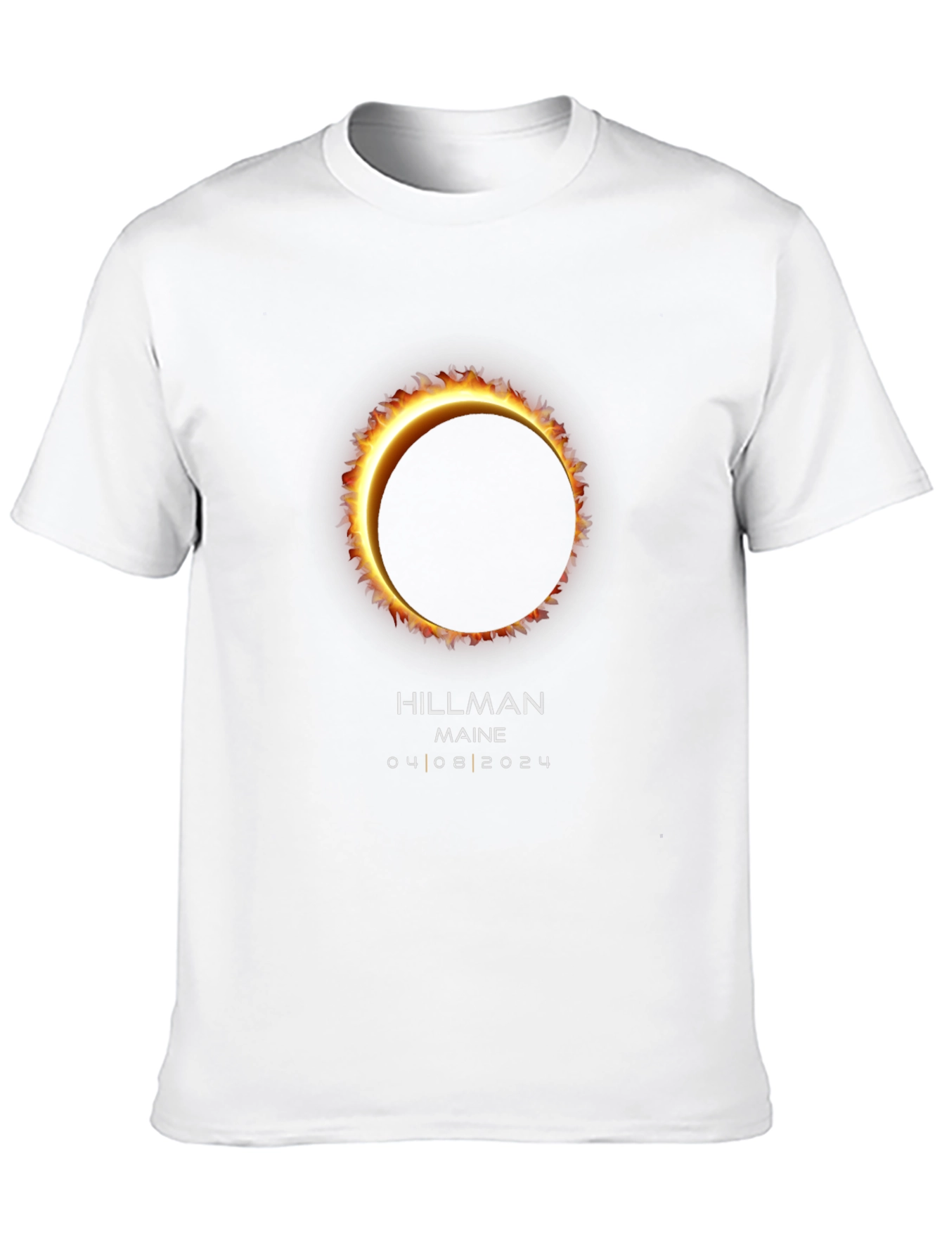 Total Solar Eclipse T-Shirt - Hillman Maine 2024