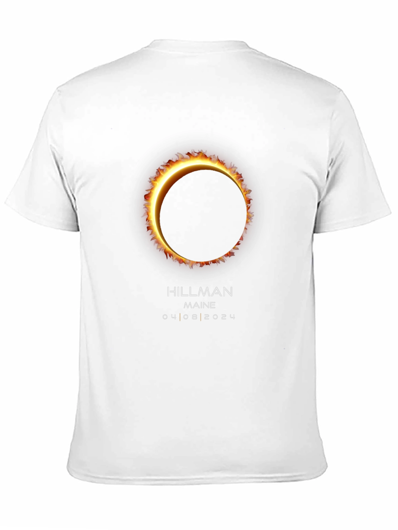 Total Solar Eclipse T-Shirt - Hillman Maine 2024