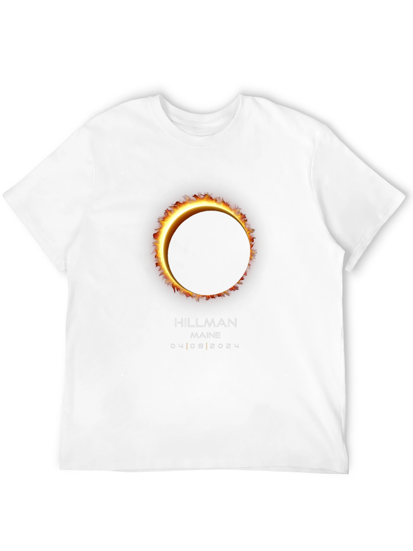 Total Solar Eclipse T-Shirt - Hillman Maine 2024
