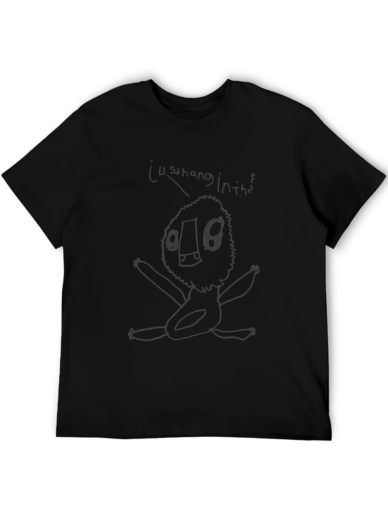 Abstract Creature Graphic T-Shirt
