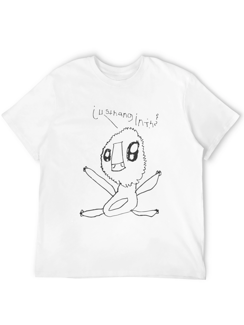 Abstract Creature Graphic T-Shirt