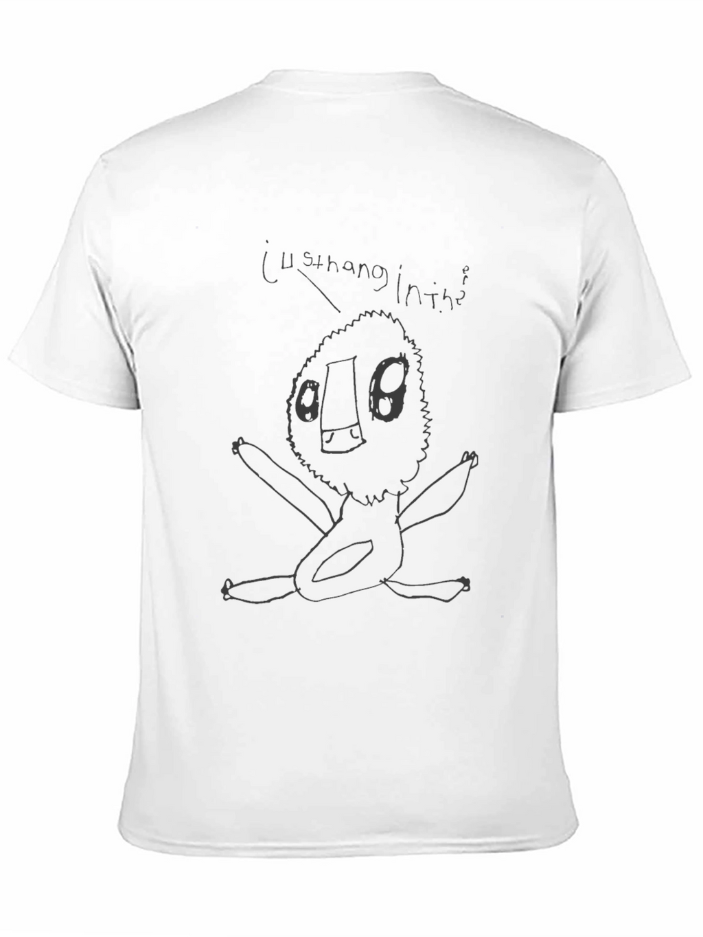 Abstract Creature Graphic T-Shirt