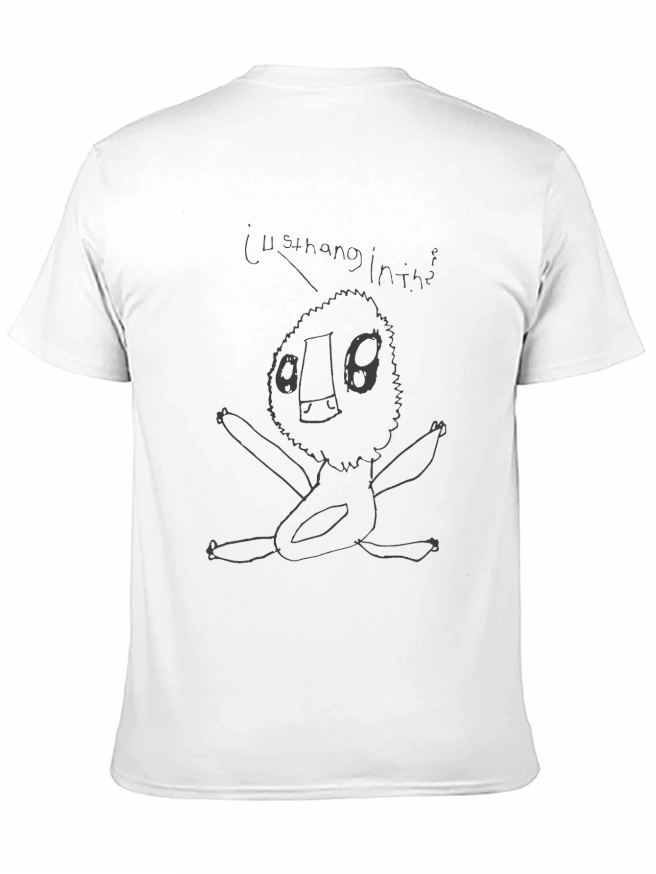 Abstract Creature Graphic T-Shirt