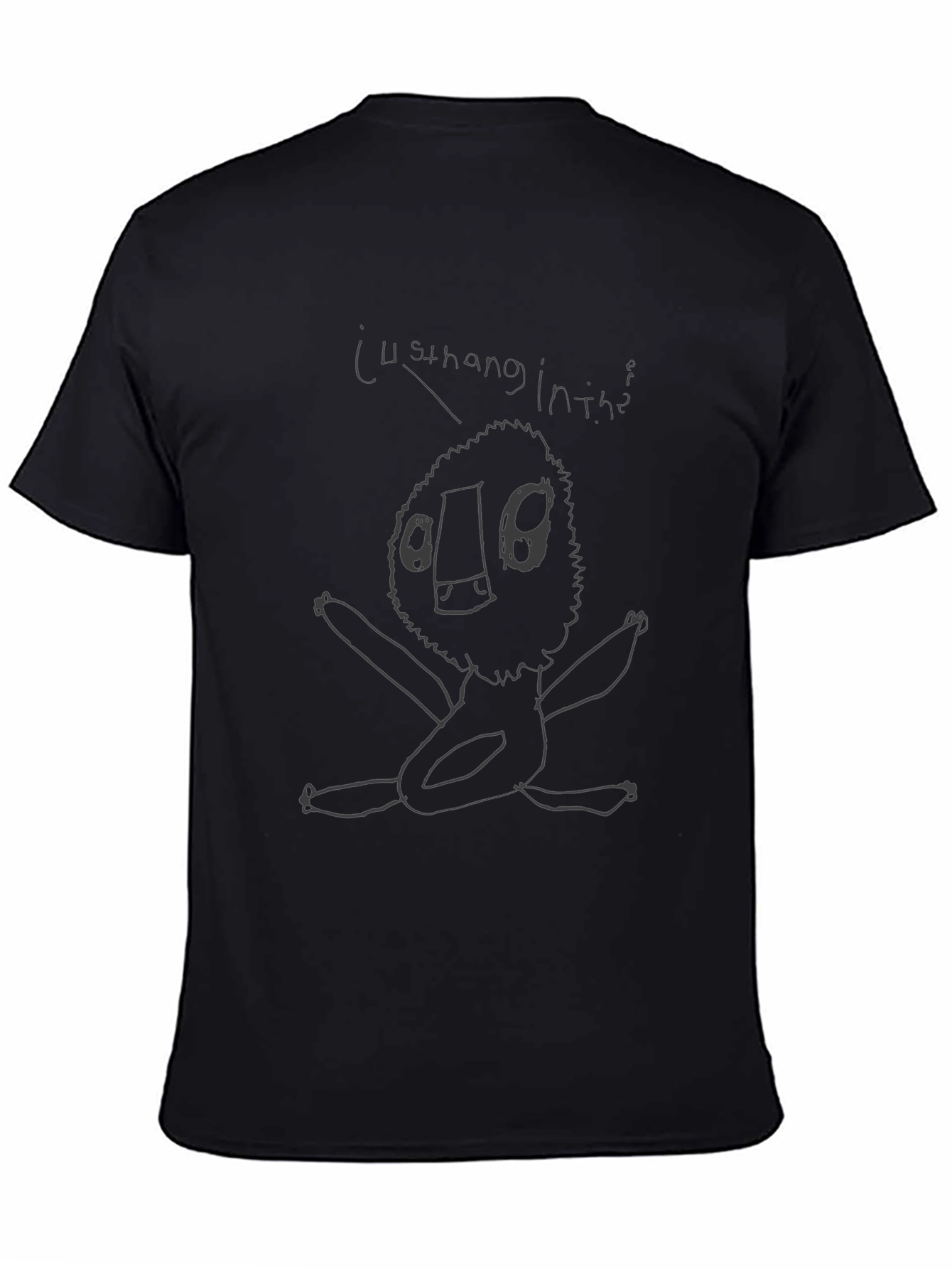 Abstract Creature Graphic T-Shirt