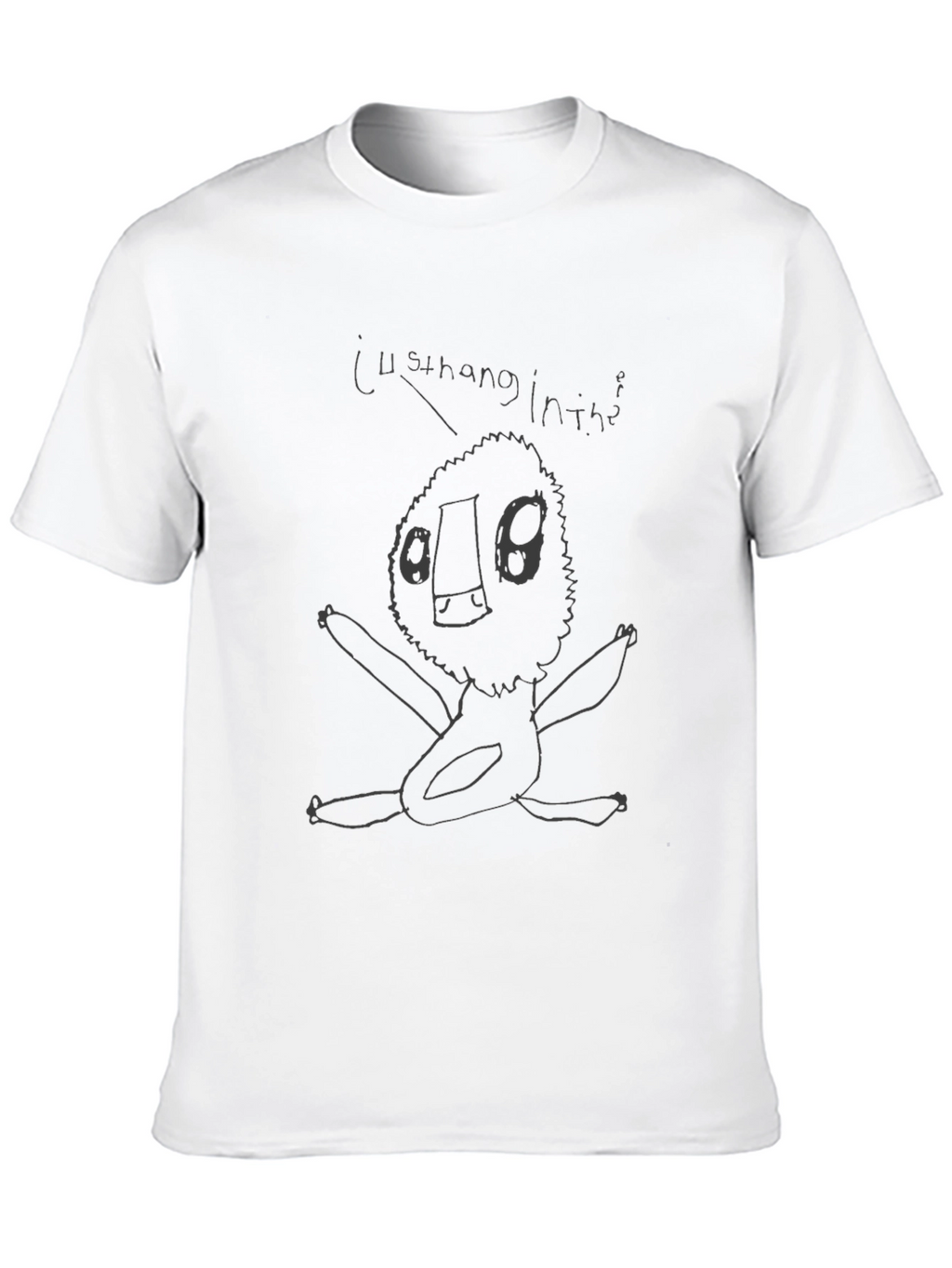 Abstract Creature Graphic T-Shirt