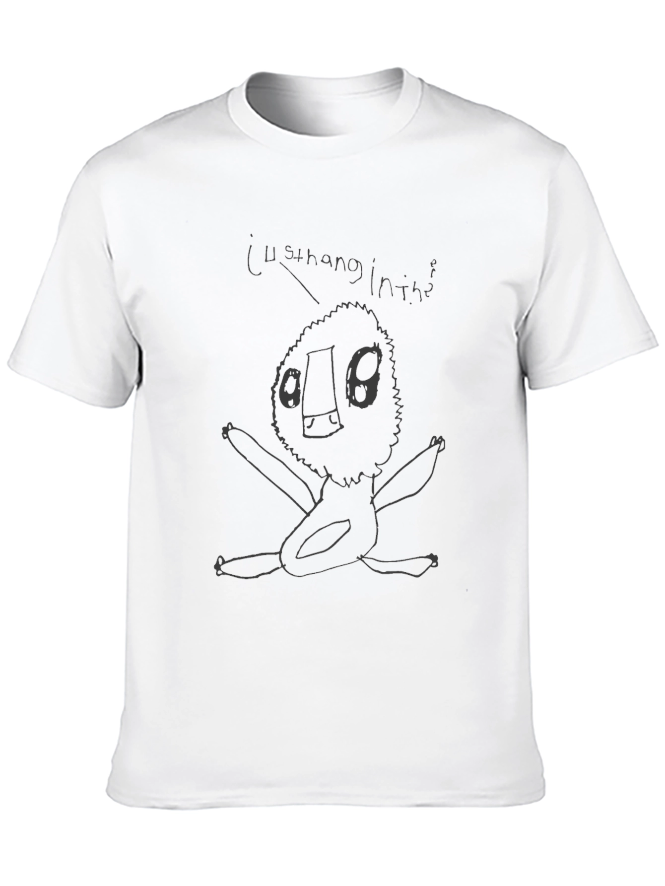 Abstract Creature Graphic T-Shirt