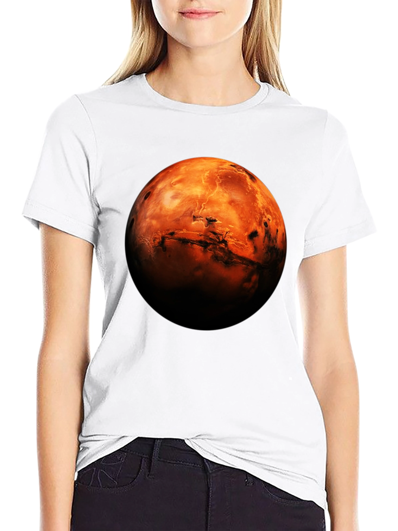 Mars Graphic T-Shirt - Space Enthusiast Tee