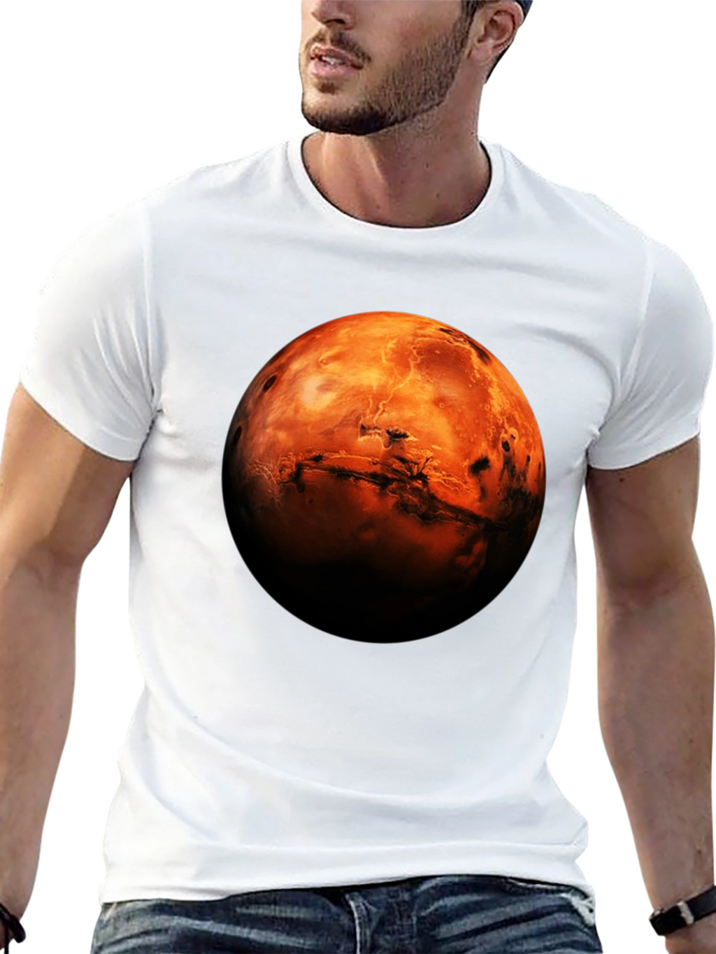 Mars Graphic T-Shirt - Space Enthusiast Tee