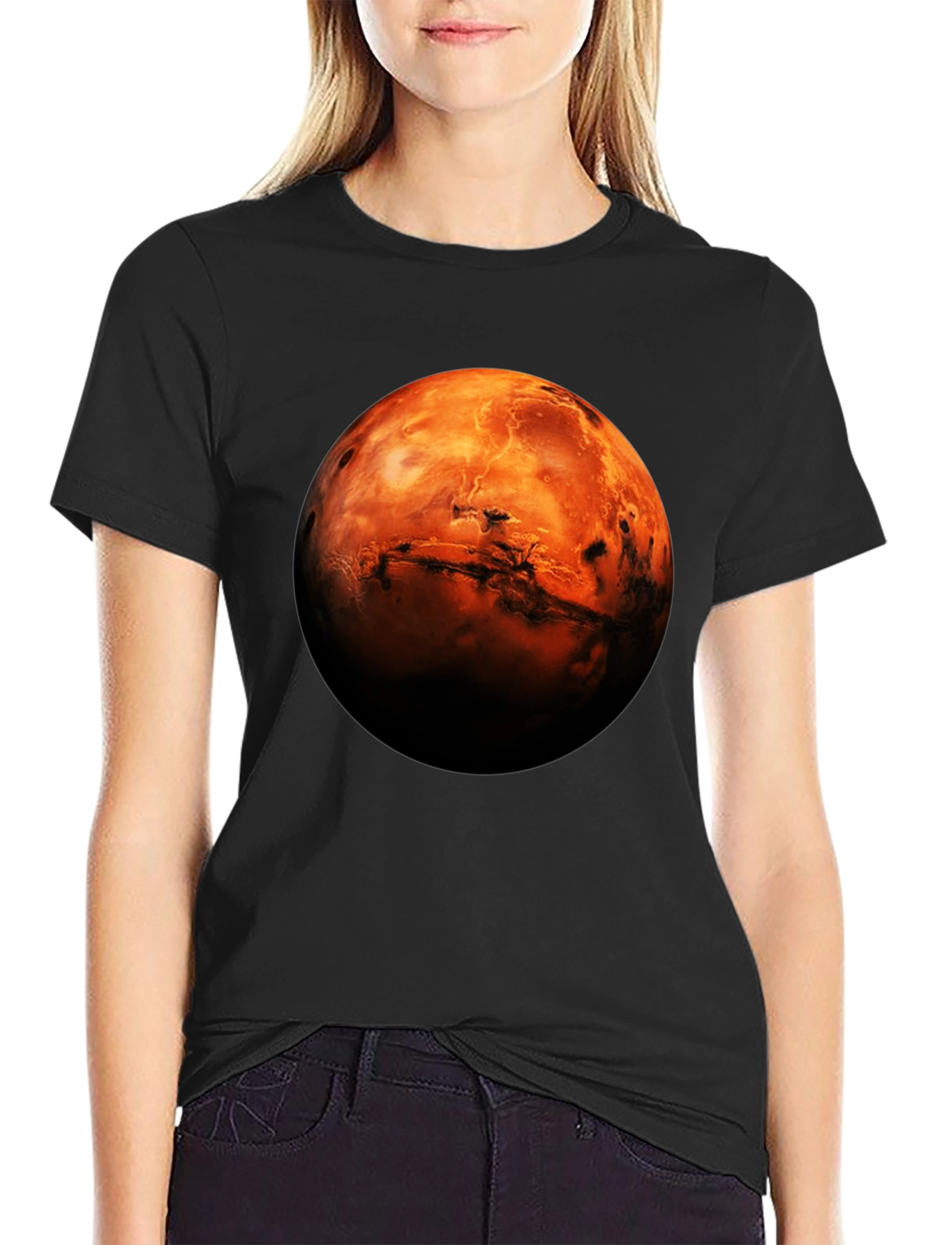 Mars Graphic T-Shirt - Space Enthusiast Tee