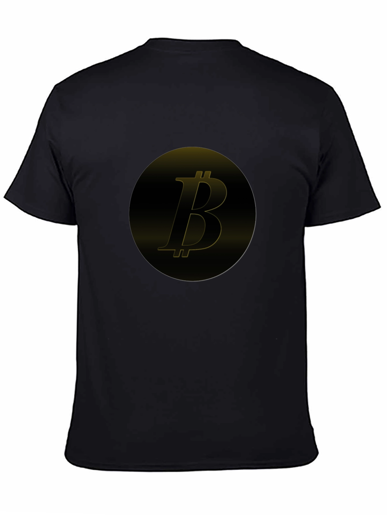 Bitcoin Logo Black T-Shirt