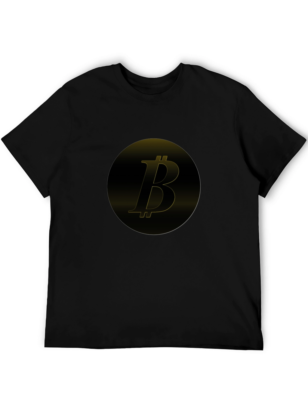 Bitcoin Logo Black T-Shirt