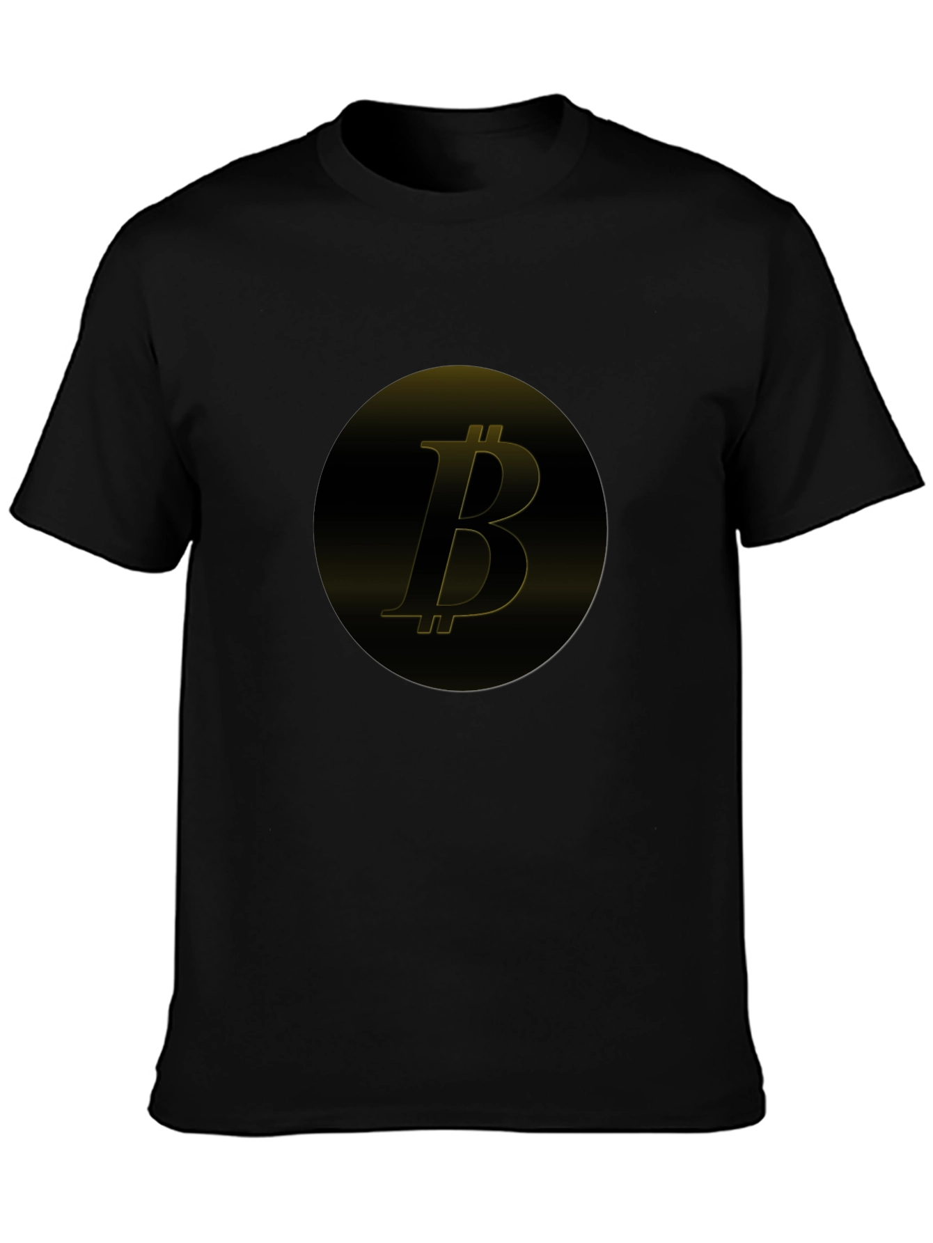 Bitcoin Logo Black T-Shirt